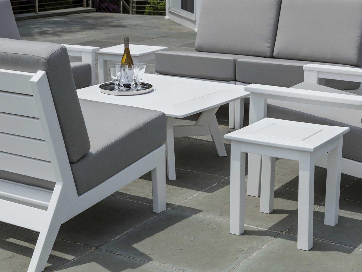 Seaside Casual Dex Recycled Plastic Cushion Patio Lounge Set