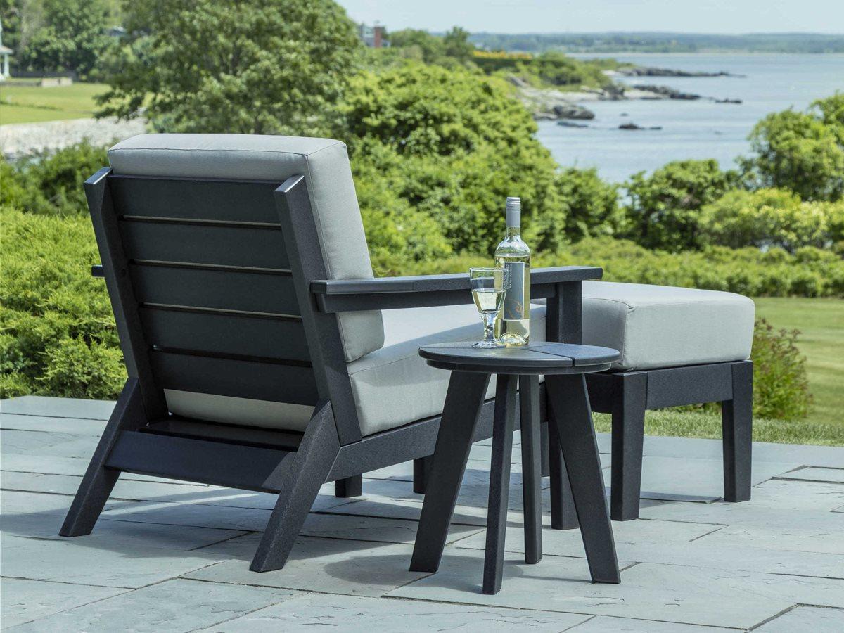 Seaside Casual Dex Recycled Plastic Cushion Outdoor Patio Lounge Set