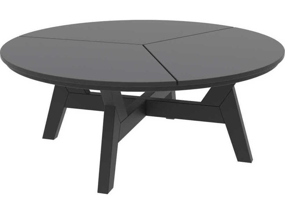 Seaside Casual Dex Recycled Plastic Round Patio Chat Table