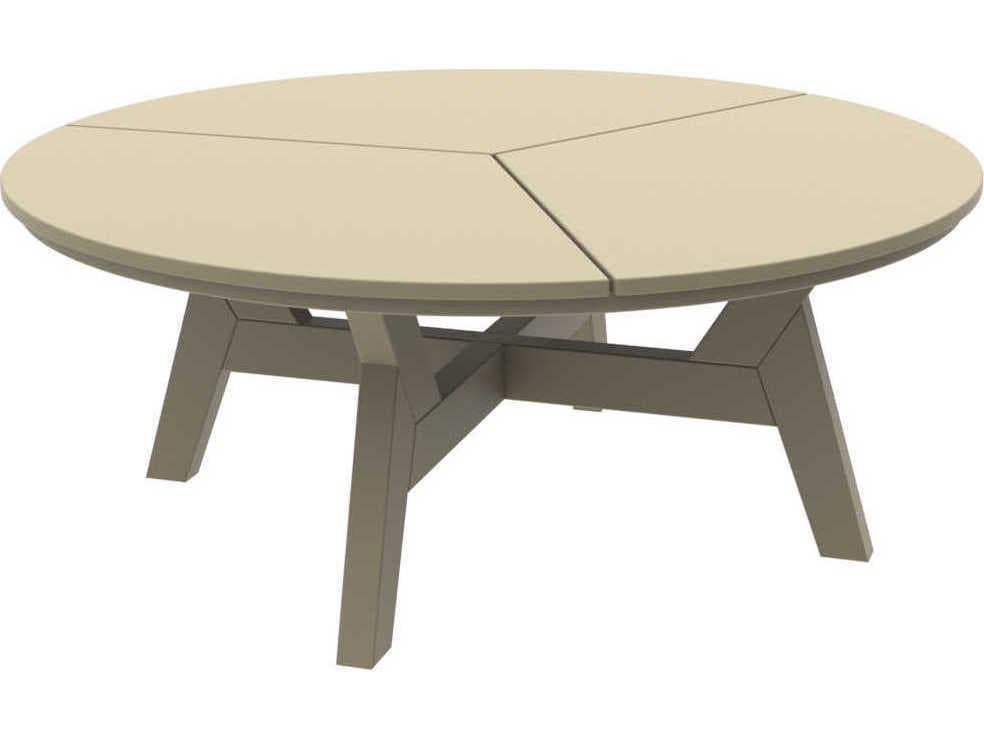 Seaside Casual Dex Recycled Plastic Round Patio Chat Table