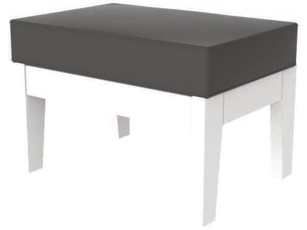 Seaside Casual Dex Recycled Plastic Outdoor Patio Ottoman