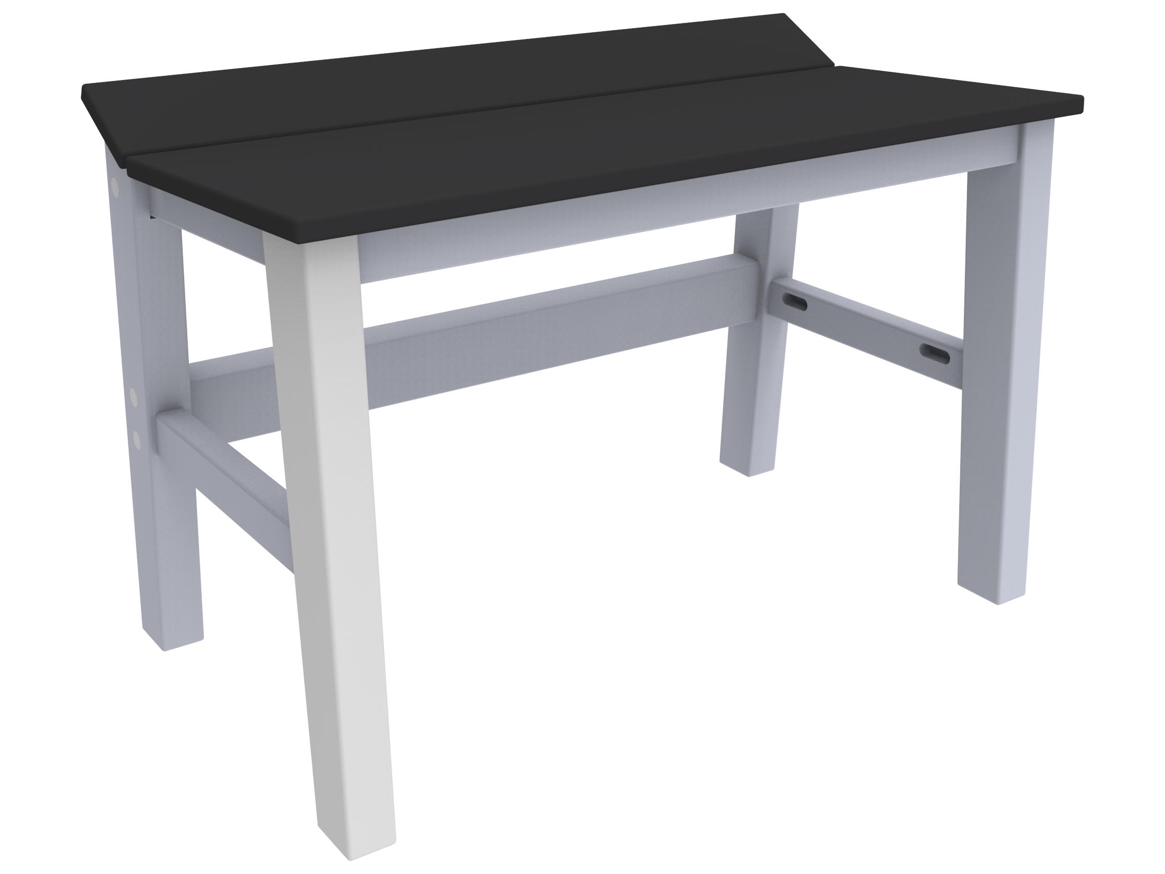 Seaside Casual Sym Recycled Plastic Dining Outdoor Patio Bench