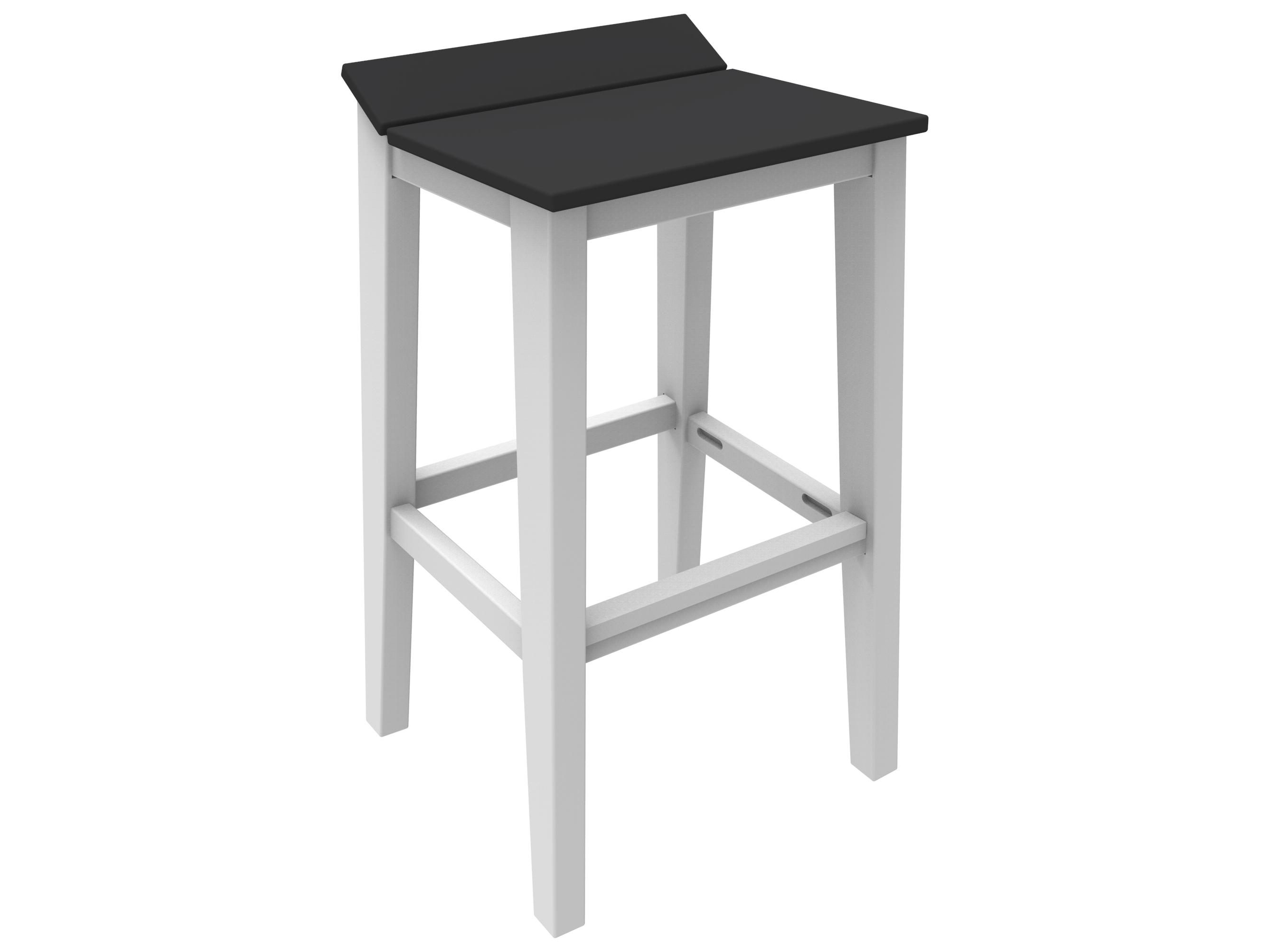 Seaside Casual Sym Recycled Plastic Patio Bar Stool