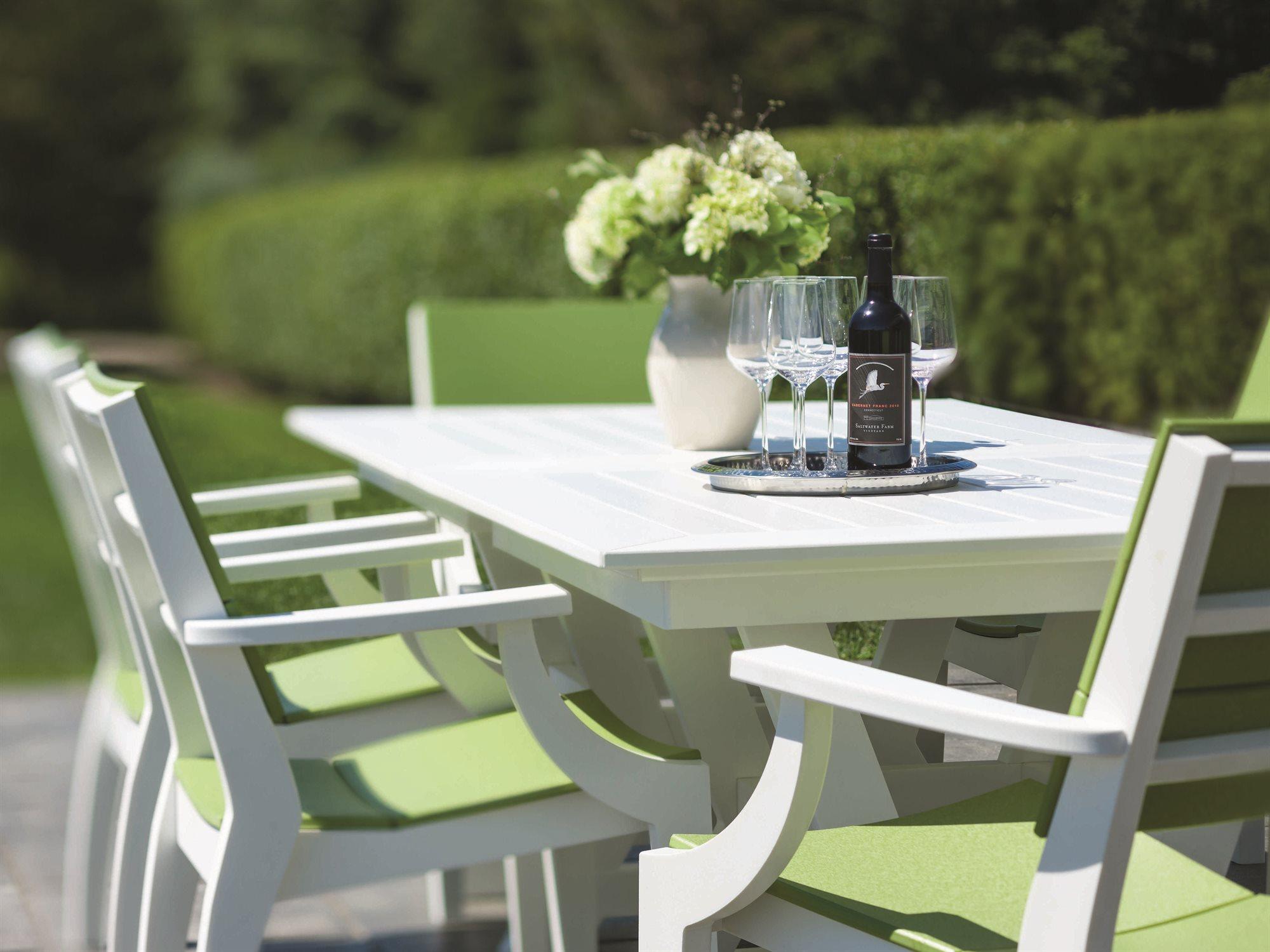 Seaside Casual Sym Recycled Plastic Outdoor Dining Set