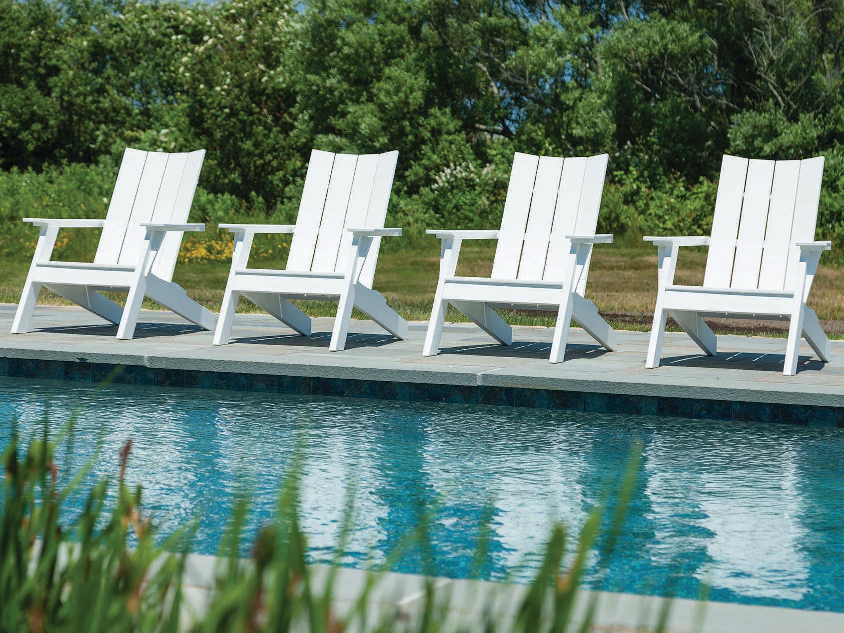 Seaside Casual Mad Recycled Plastic Outdoor Adirondack Chair