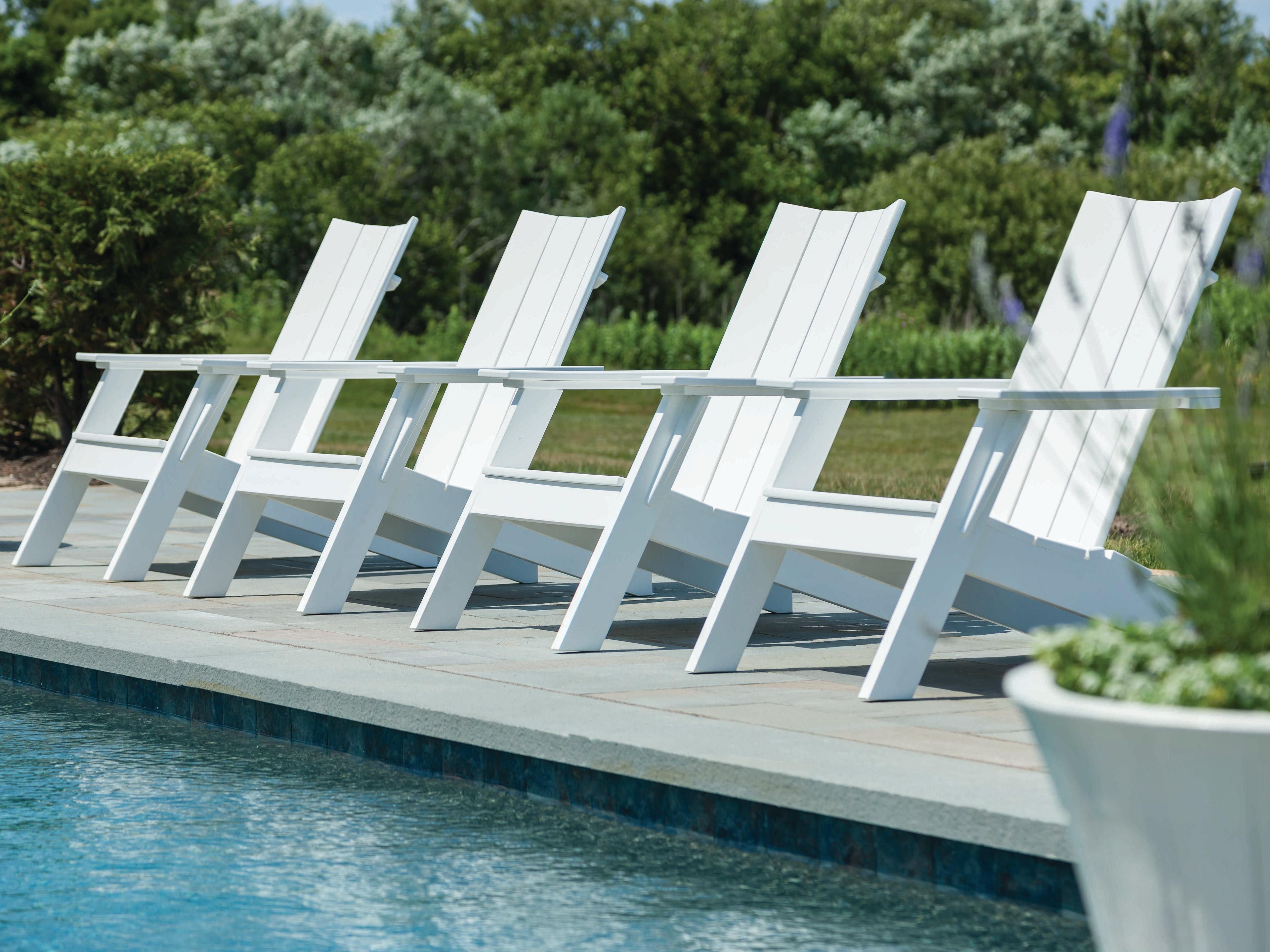 Seaside Casual Mad Recycled Plastic Outdoor Adirondack Chair