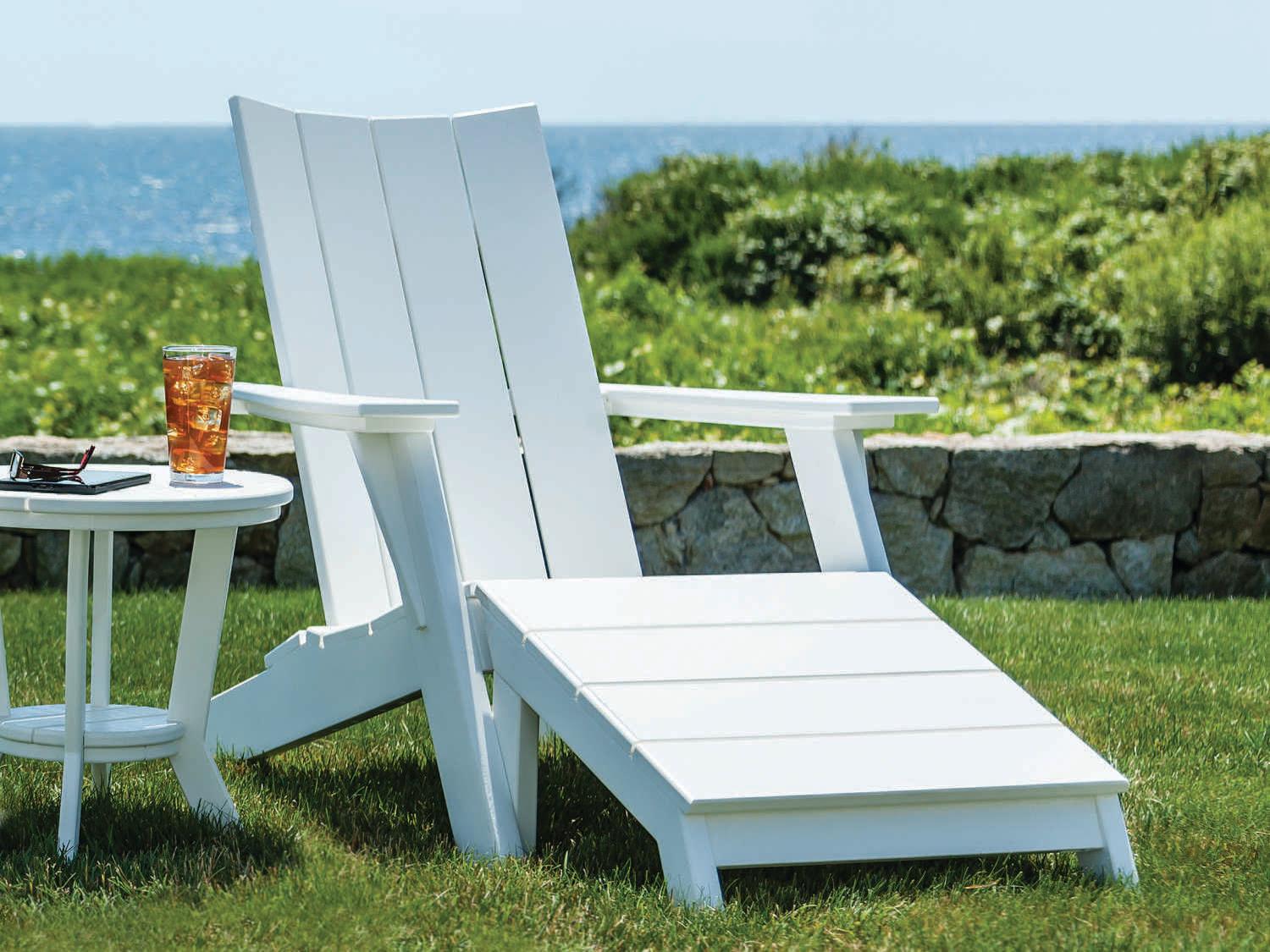 Seaside Casual Mad Recycled Plastic Outdoor Adirondack Chair