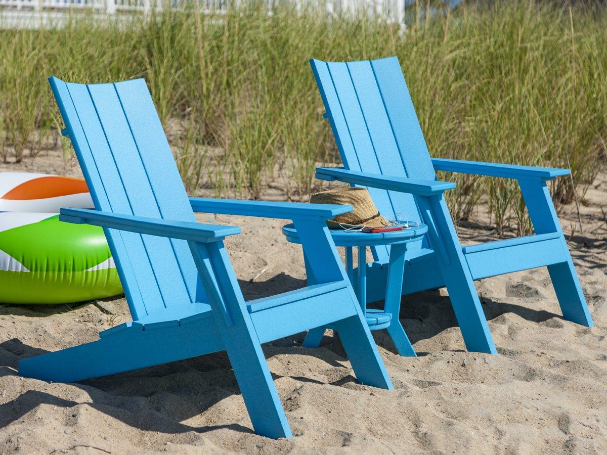 Seaside Casual Mad Recycled Plastic Outdoor Patio Lounge Set
