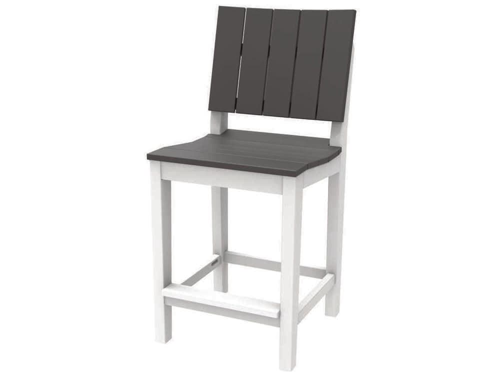 Seaside Casual Mad Recycled Plastic Outdoor Counter Stool