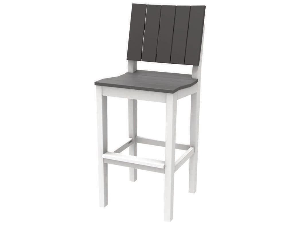 Seaside Casual Mad Recycled Plastic Patio Bar Stool