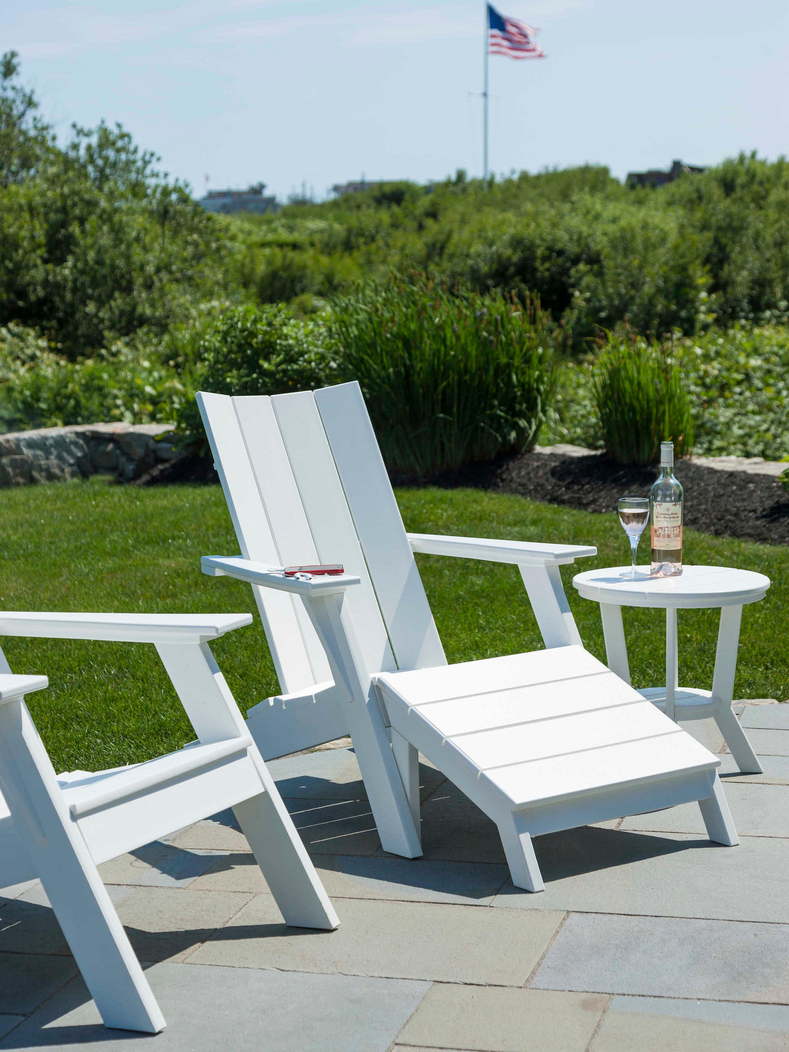 Seaside Casual Mad Recycled Plastic Foot Stool