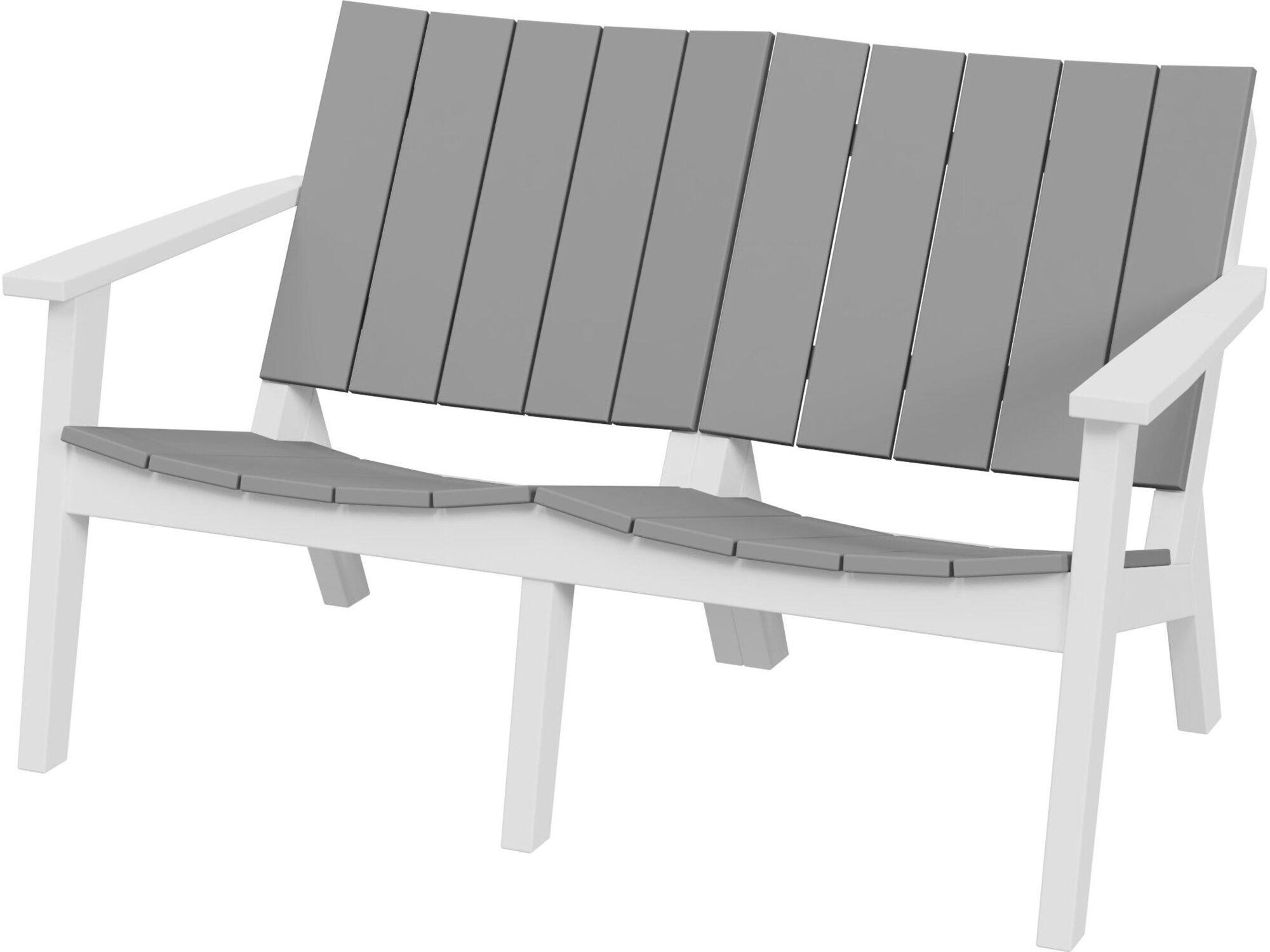 Seaside Casual The Mad Collection Wood Loveseat