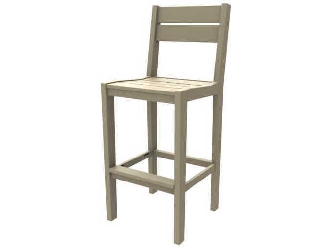 Seaside Casual Coastline Recycled Plastic Cafe Patio Bar Chair