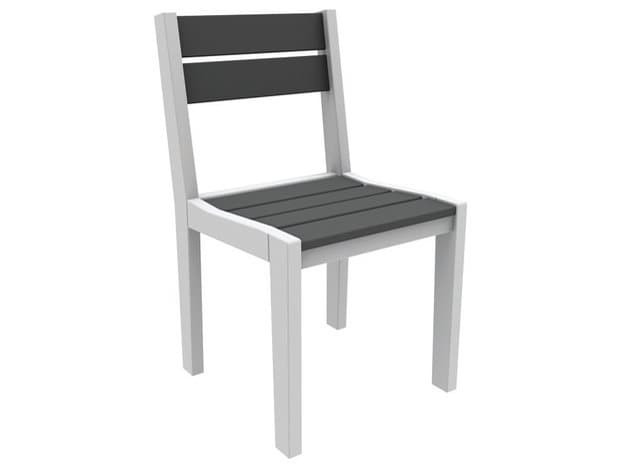 Seaside Casual Coastline Recycled Plastic Cafe Fusion Outdoor Dining Side Chair