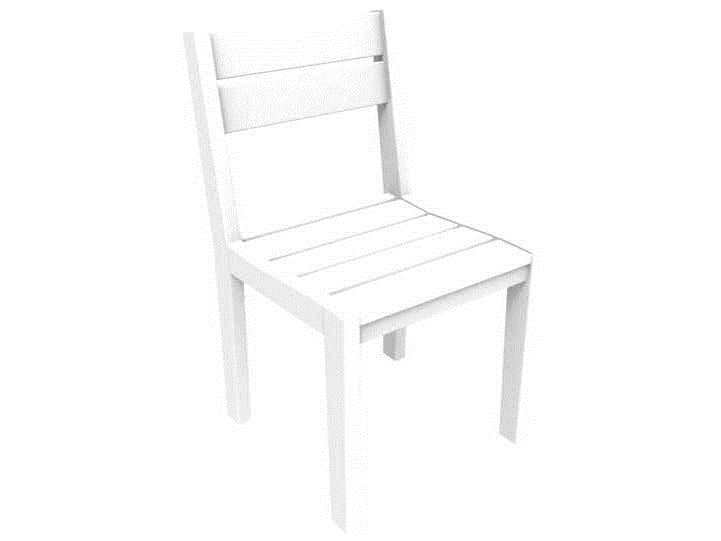 Seaside Casual Coastline Recycled Plastic Cafe Fusion Outdoor Dining Side Chair