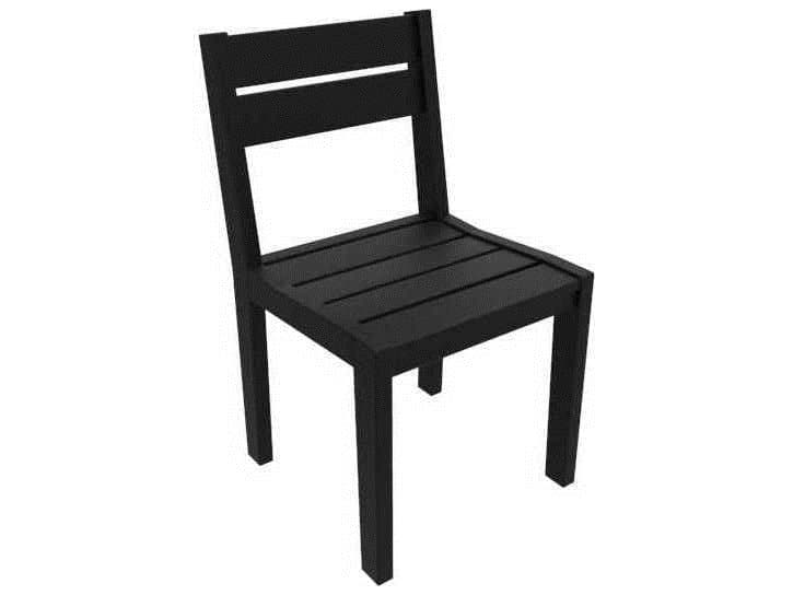 Seaside Casual Coastline Recycled Plastic Cafe Fusion Outdoor Dining Side Chair