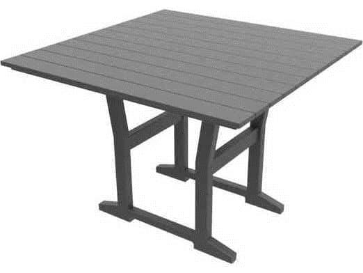 Seaside Casual Coastline Recycled Plastic Cafe Fusion Square Patio Dining Table