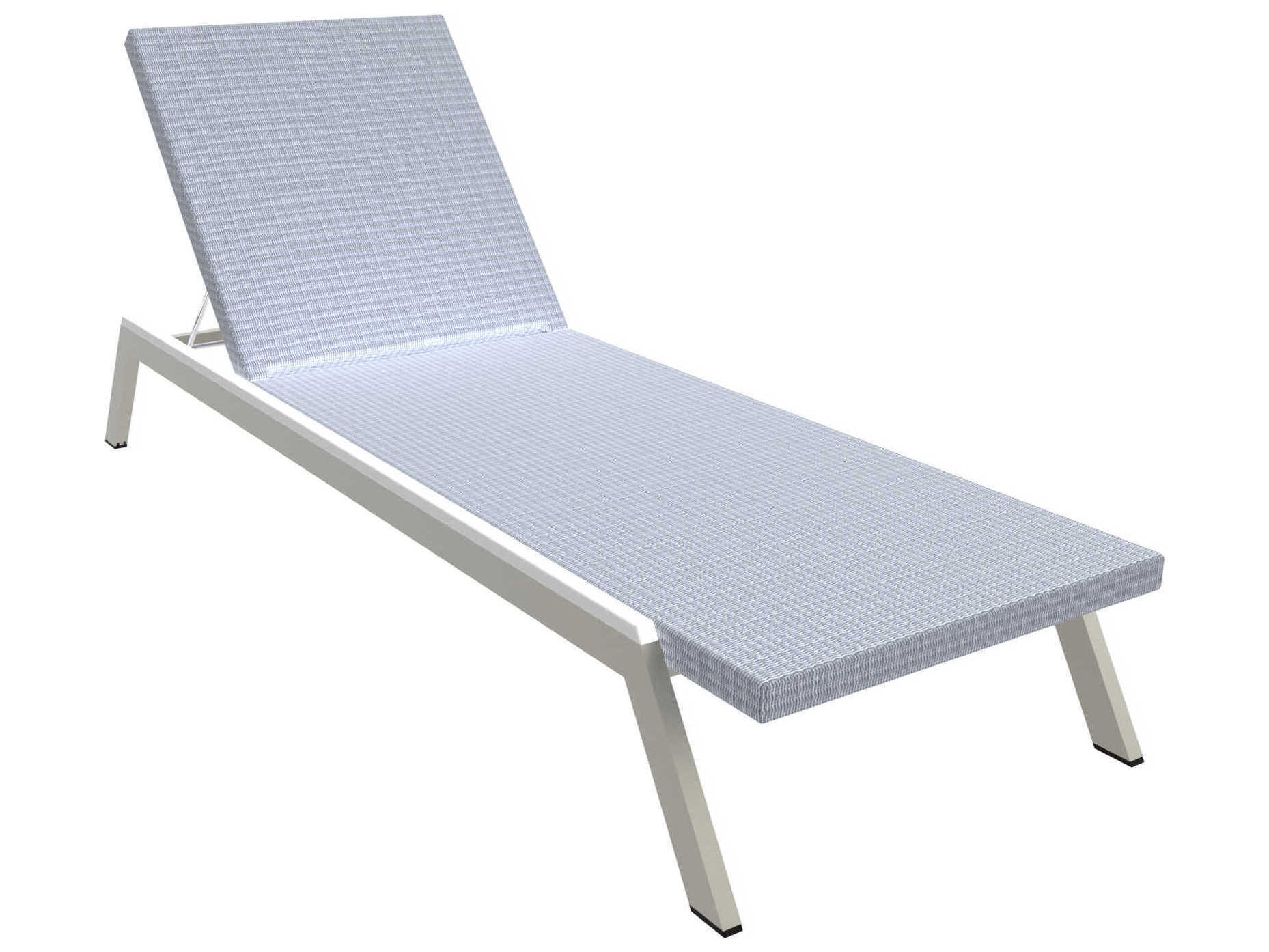Seaside Casual Mad Aluminum Wicker Patio Chaise Lounge