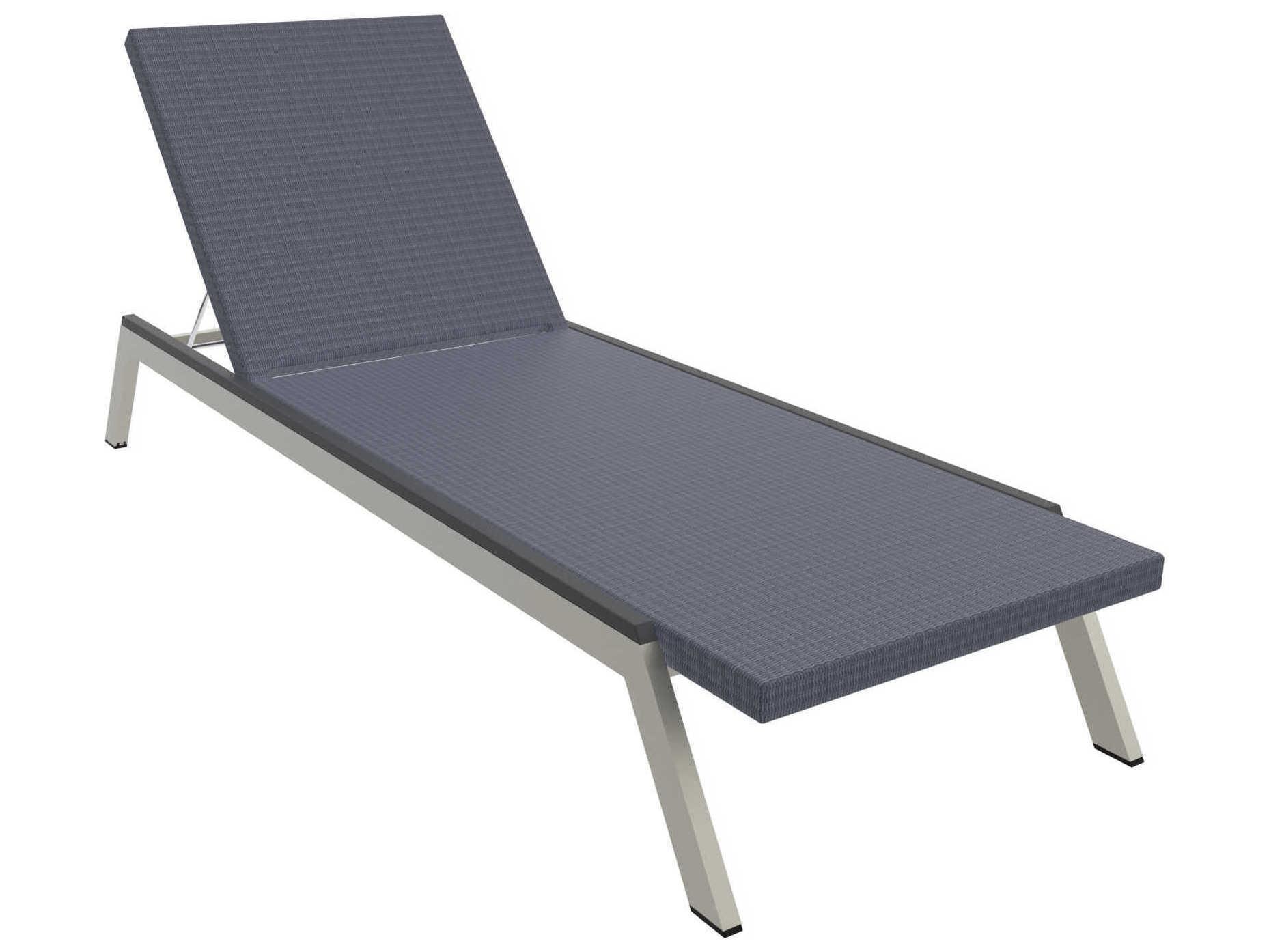 Seaside Casual Mad Aluminum Wicker Patio Chaise Lounge