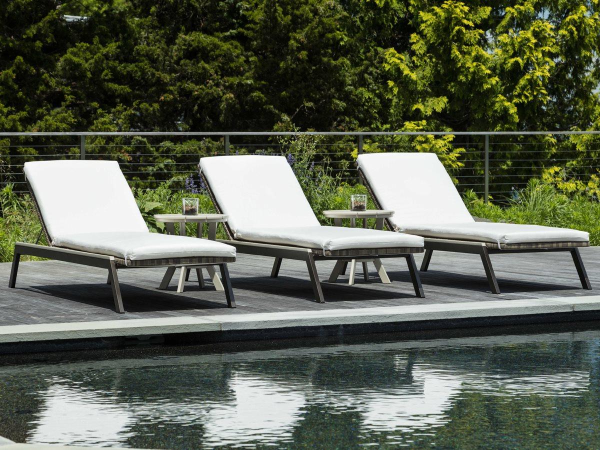 Seaside Casual Mad Aluminum Cushion Outdoor Lounge Set