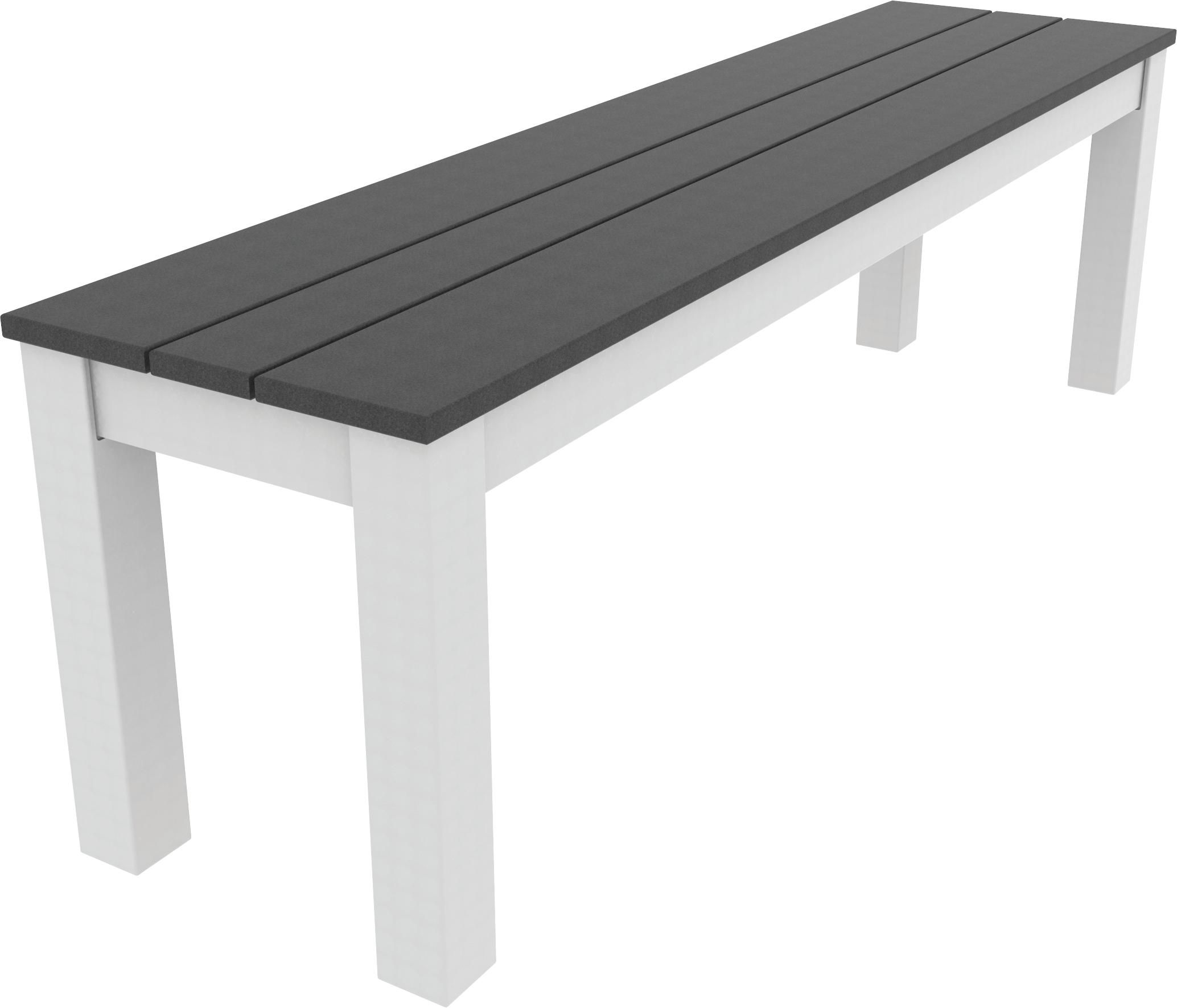 Seaside Casual Greenwich Recycled Plastic Slatted Dining Patio Bench