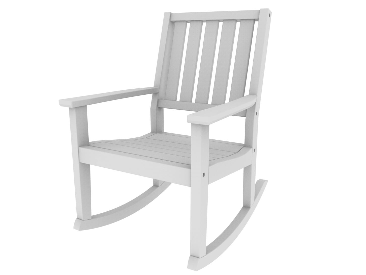 Seaside Casual Greenwich Recycled Plastic Rocker Patio Lounge Chair