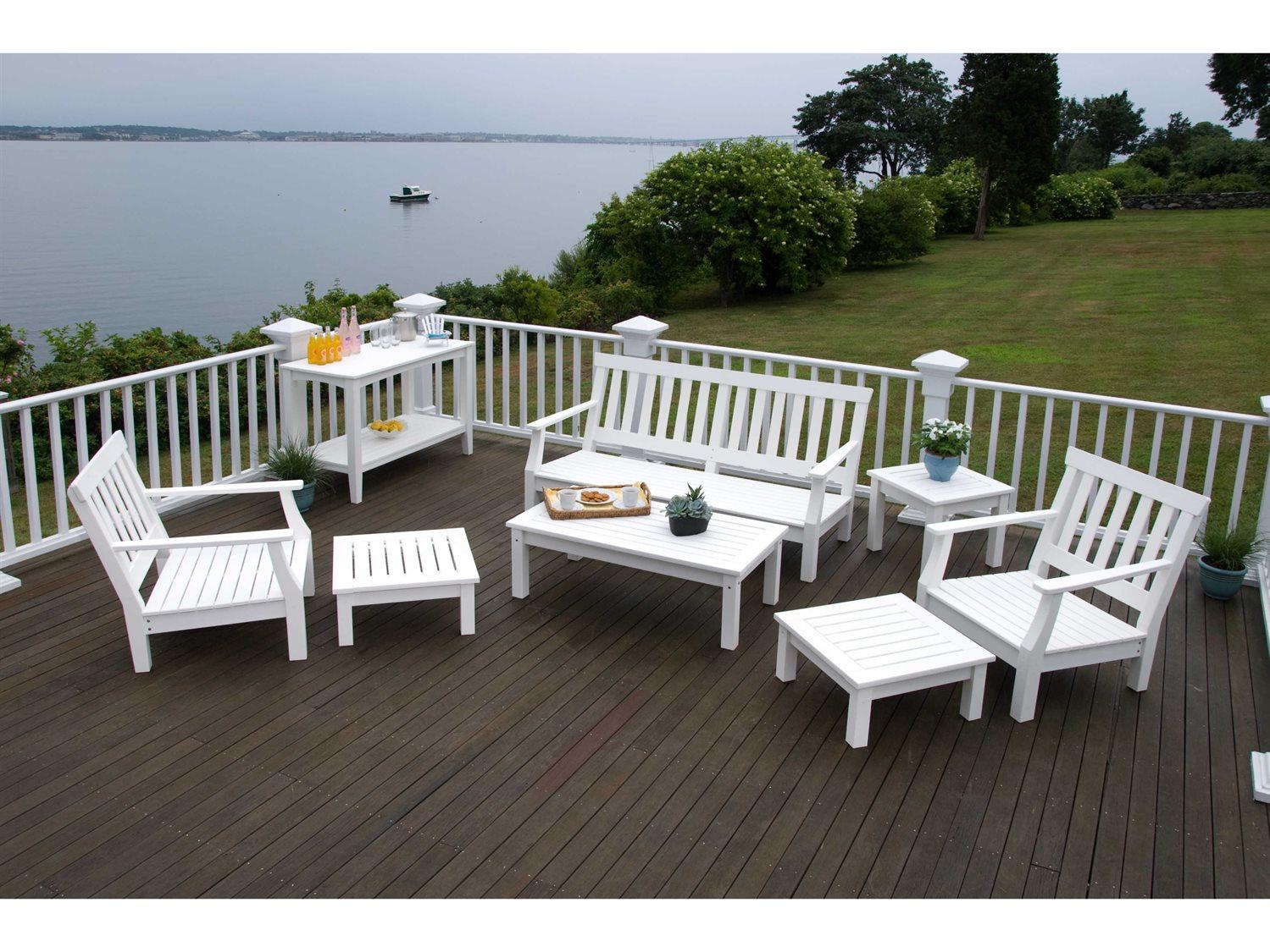 Seaside Casual Complementary Pieces Recycled Plastic Outdoor Lounge Set