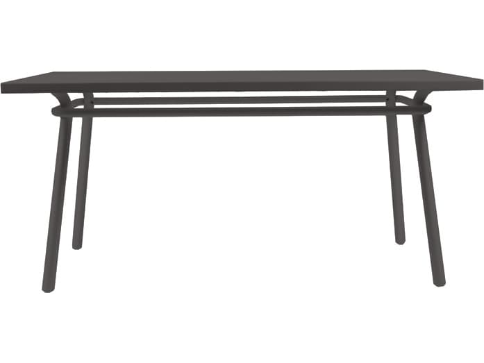 Seaside Casual Via Aluminum AW Rectangular Outdoor Dining Table