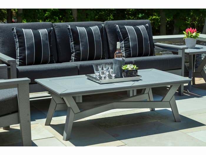 Seaside Casual Dex Recycled Plastic Cushion Patio Lounge Set