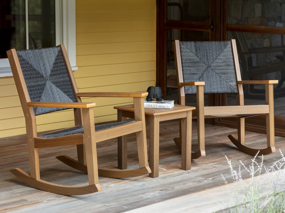 Seaside Casual Greenwich Recycled Plastic Wicker Outdoor Patio Lounge Set