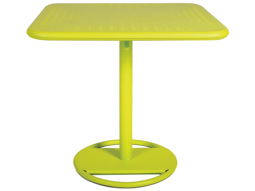 Seaside Casual Via Aluminum Kose Square Outdoor Patio Bistro Table