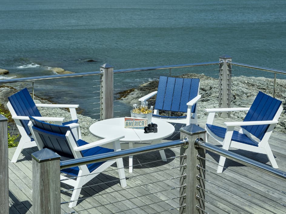 Seaside Casual Mad Recycled Plastic Outdoor Lounge Set