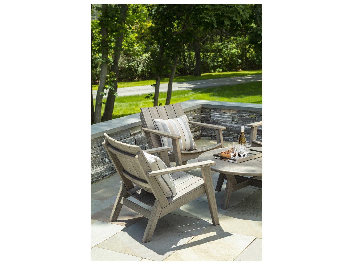 Seaside Casual Mad Recycled Plastic Outdoor Patio Lounge Set