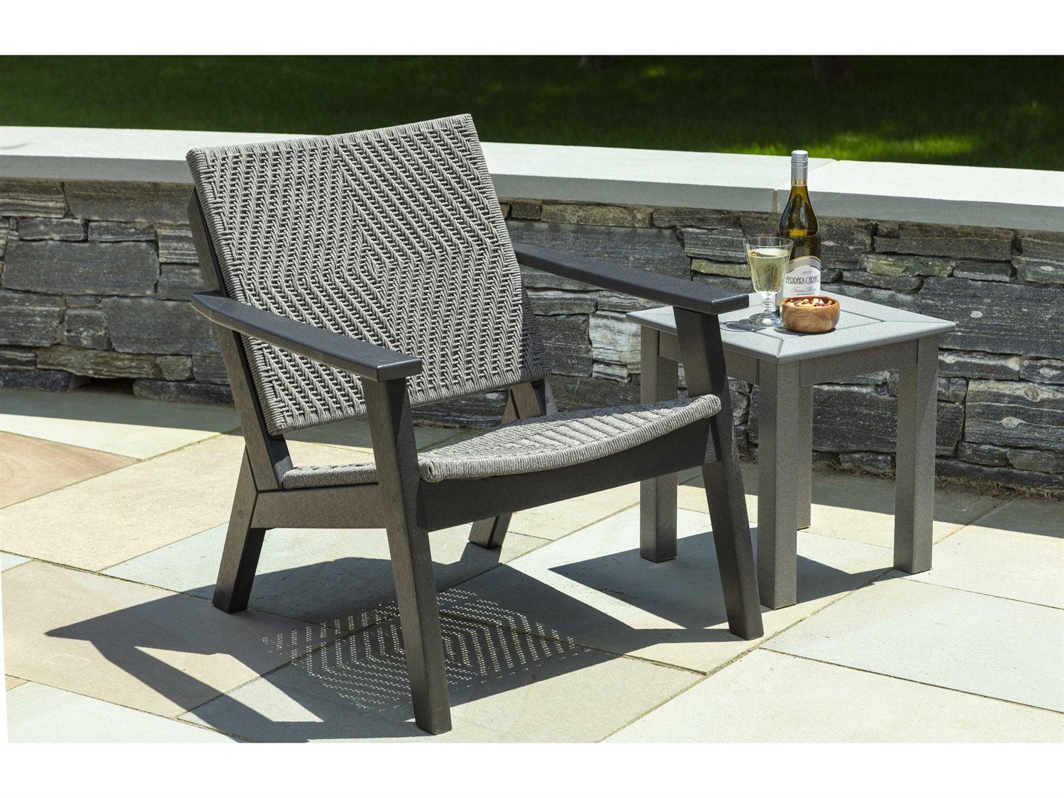 Seaside Casual Mad Recycled Plastic Patio Lounge Set