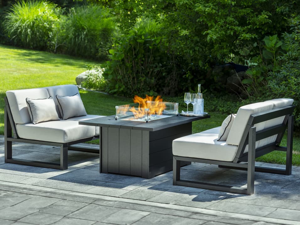 Seaside Casual Mia Recycled Plastic Cushion Outdoor Patio Lounge Set