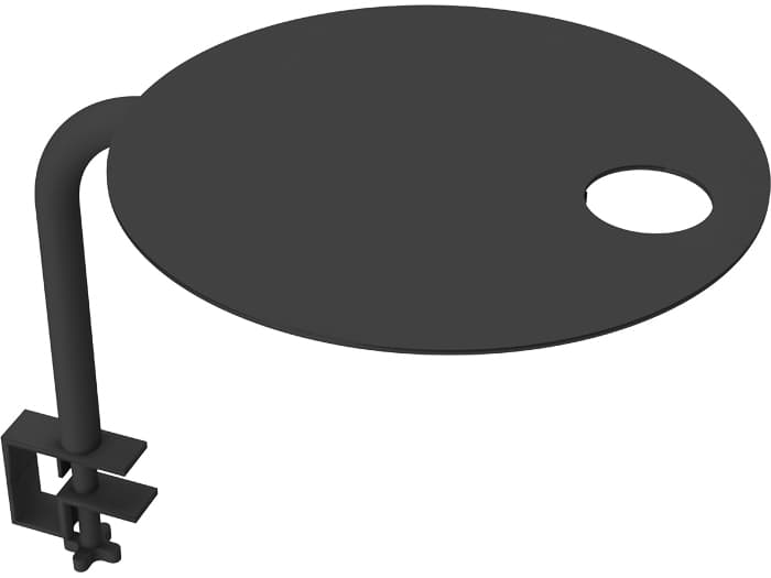 Seaside Casual Via Aluminum Impression 13'' Round Clip Table