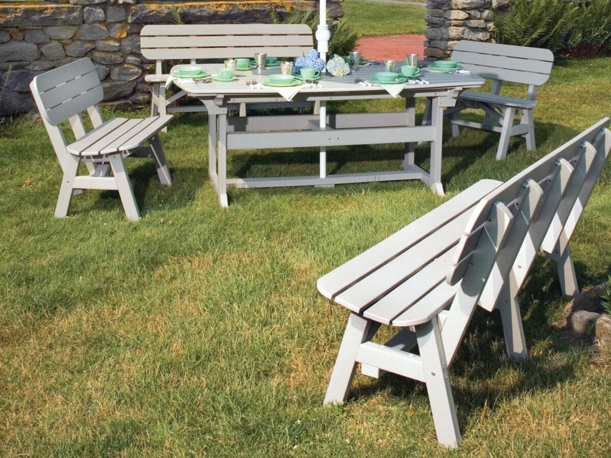 Seaside Casual Portsmouth Recycled Plastic Outdoor Dining Set