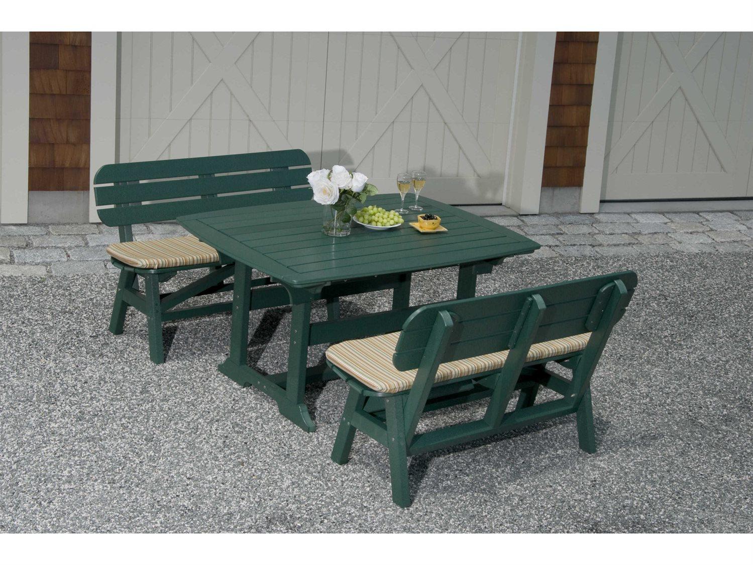 Seaside Casual Portsmouth Recycled Plastic Outdoor Dining Set