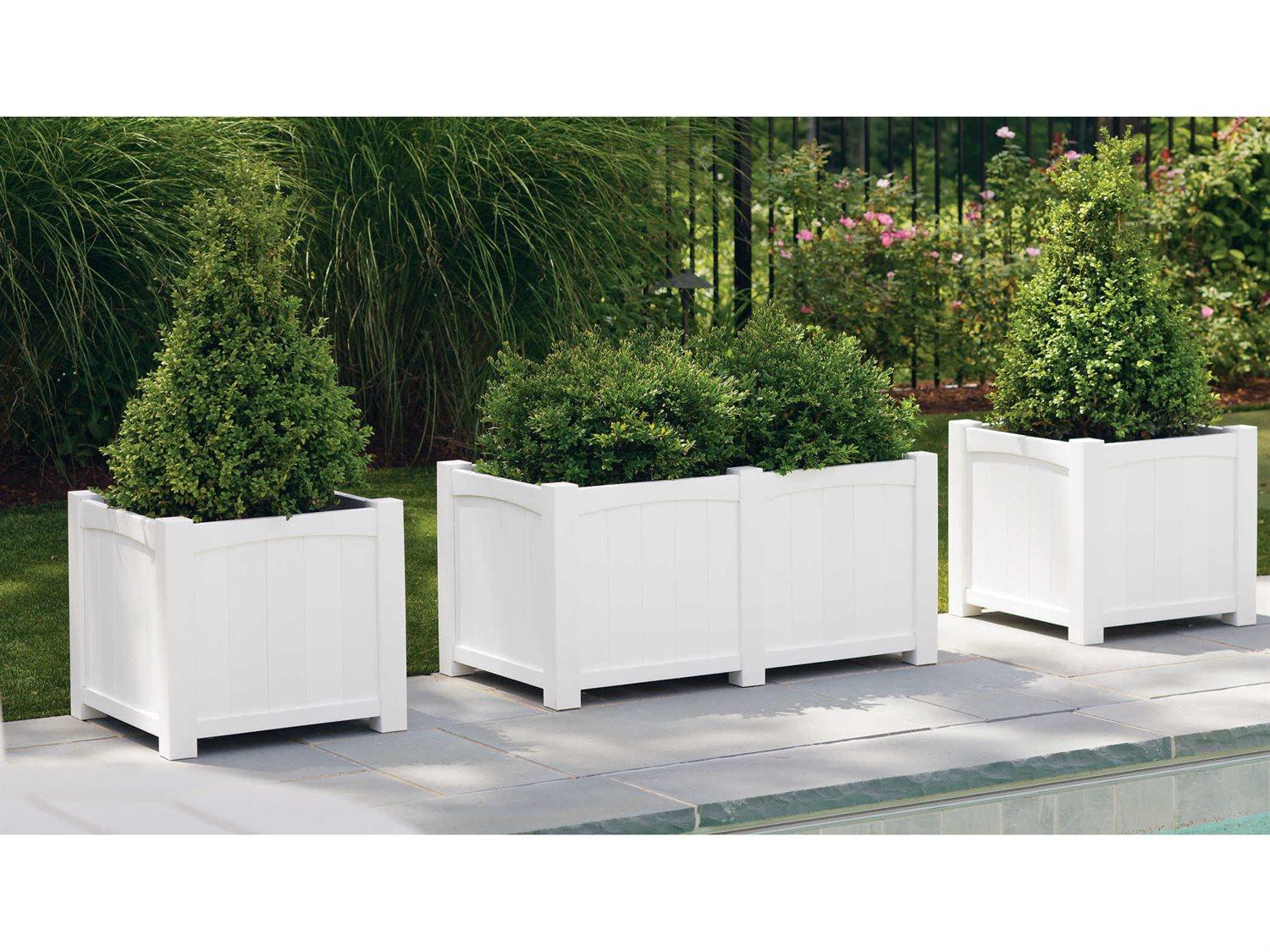 Seaside Casual Wickford Accessory Group Recycled Plastic Planter Set