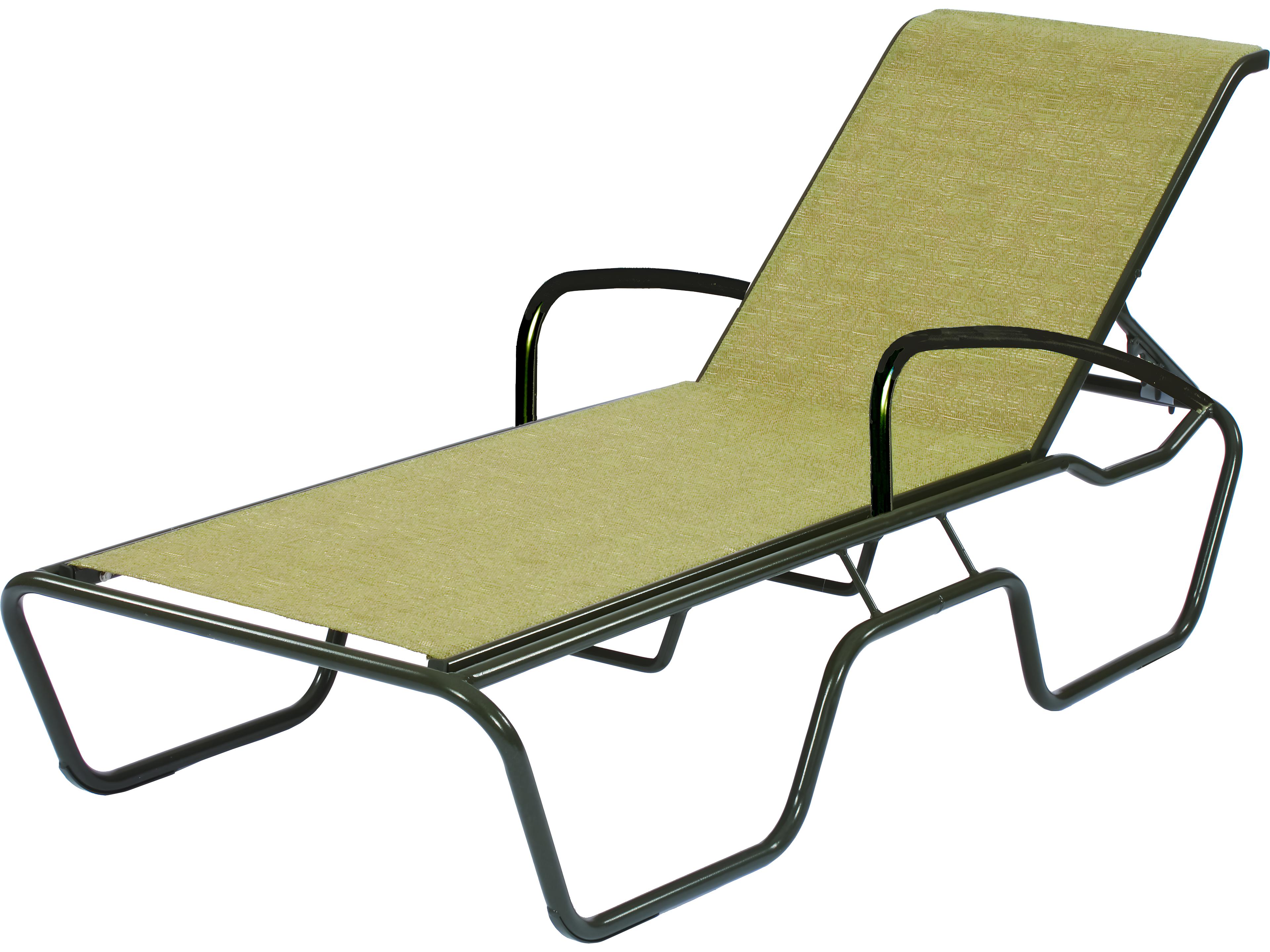 Suncoast Sanibel Sling Aluminum Outdoor Chaise Lounge