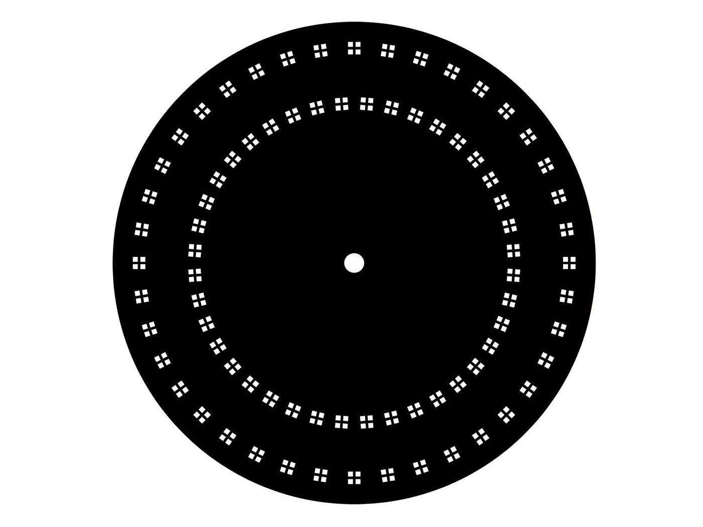 Suncoast Patterned Square Aluminum Round Outdoor Dining Table with Umbrella Hole