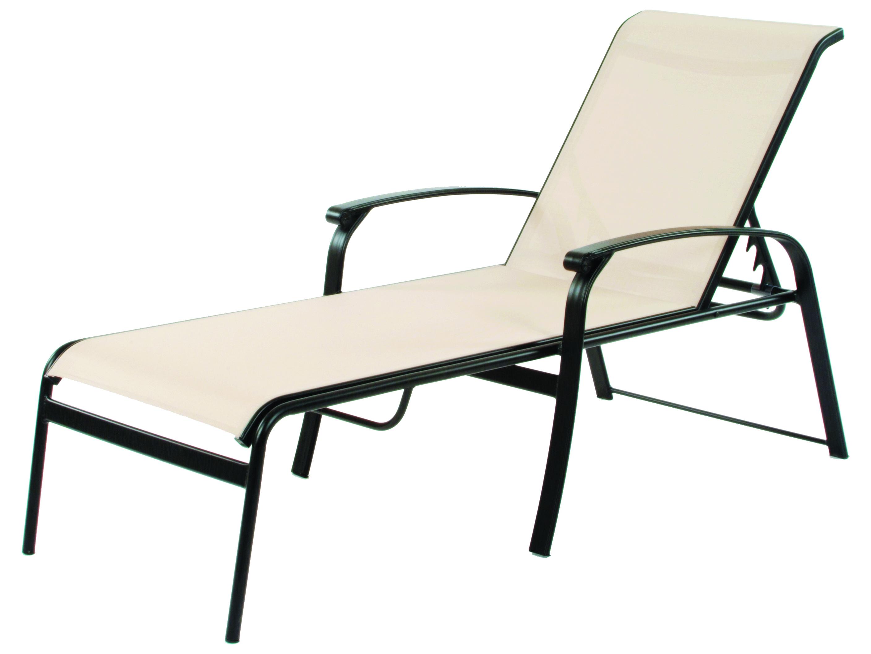 Suncoast Rosetta Sling Aluminum Outdoor Patio Chaise Lounge