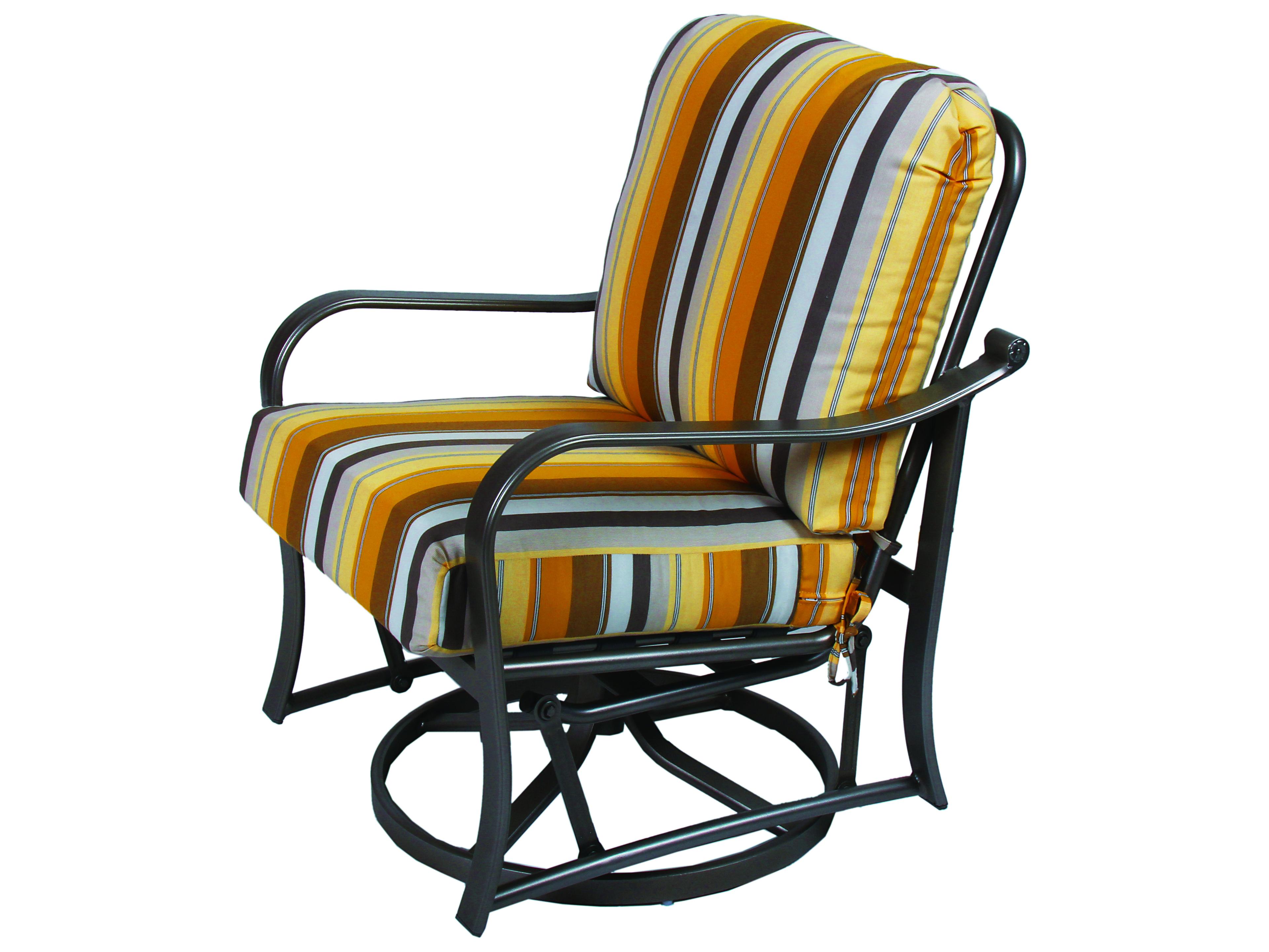 Suncoast Rosetta Aluminum Swivel Glider Patio Lounge Chair