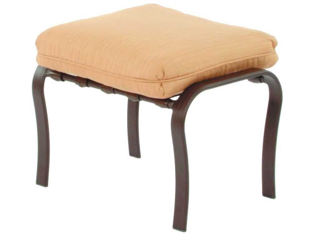 Suncoast Orleans Cushion Aluminum Outdoor Patio Ottoman