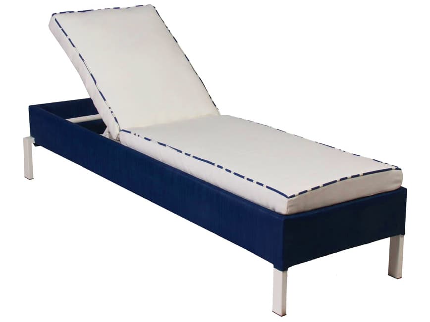 Suncoast Summer Aluminum Wicker Stackable Patio Chaise Lounge