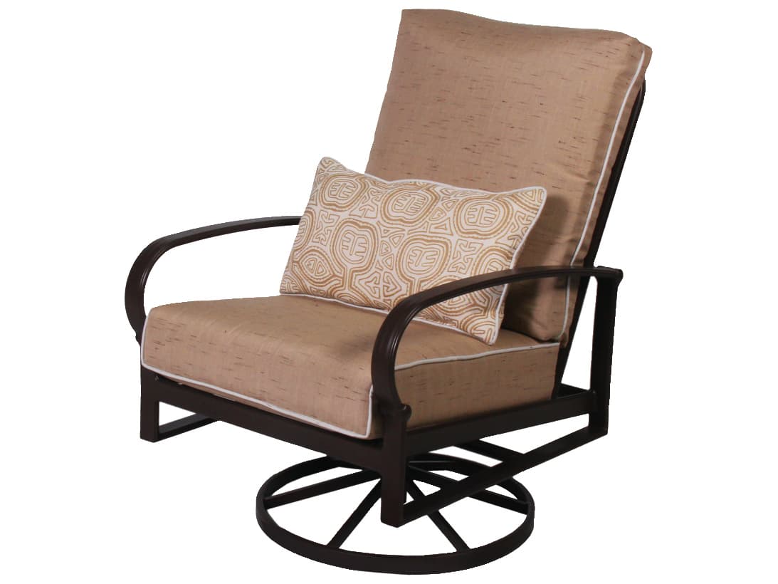 Suncoast Madison Aluminum Swivel Tilt Leisure Outdoor Lounge Chair