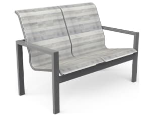 Suncoast Vectra Sling Aluminum Outdoor Patio Loveseat