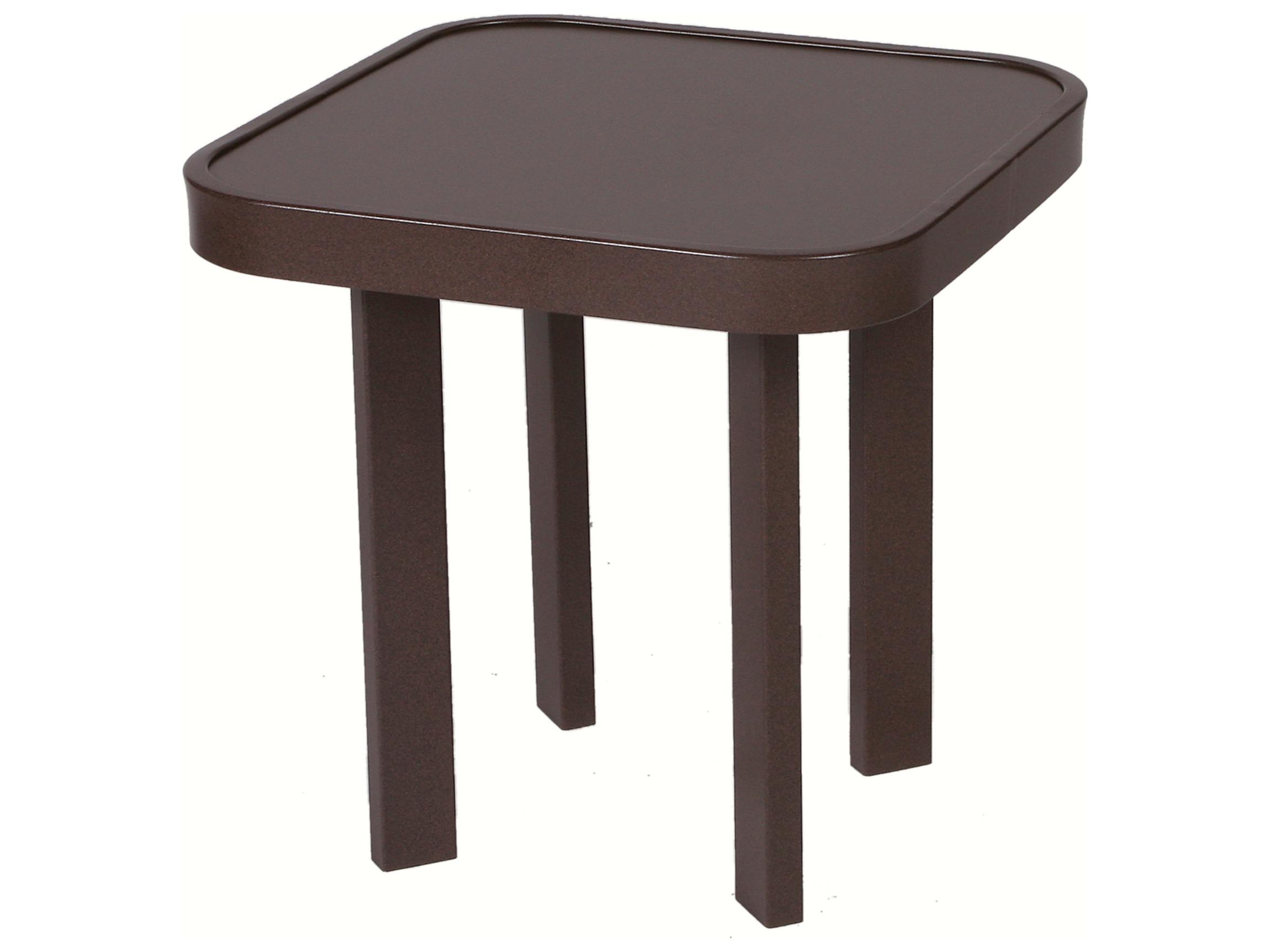 Suncoast Vectra Aluminum Square Outdoor Patio End Table