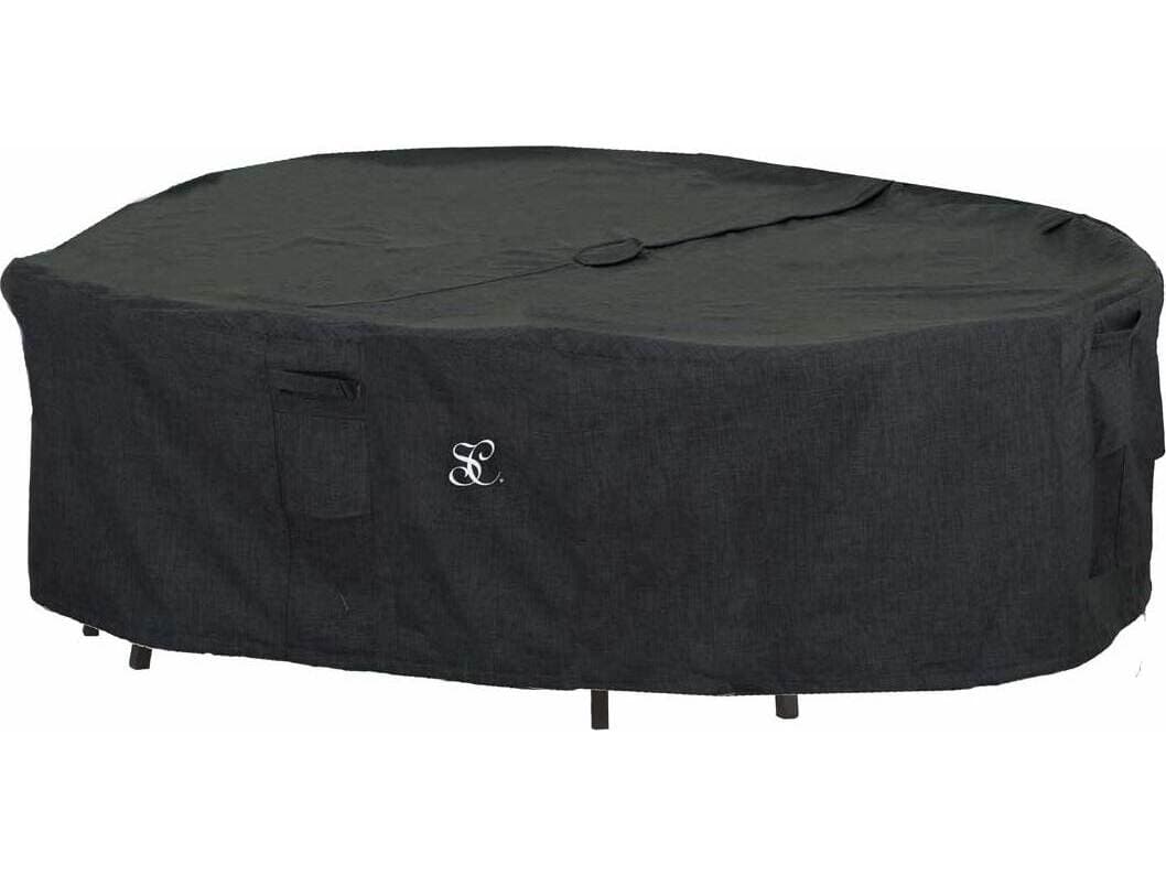 Summer Classics Furniture Rectangular Dining Table Set Cover with Umbrella Hole