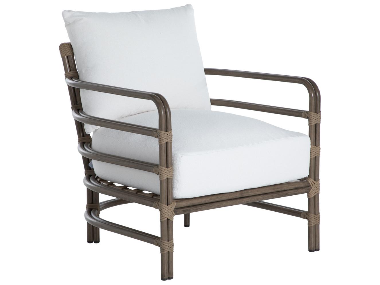 Summer Classics Malibu Brushed Aluminum High Back Lounge